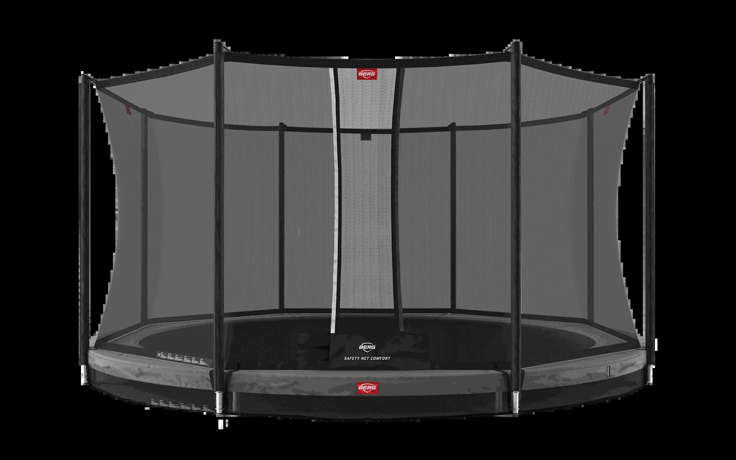 BERG Trampolína Favorit InGround 380 + Bezp. Síť Comfort Šedá