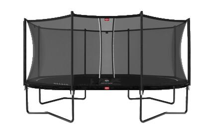 Trampoline Grand Favorit Regular 520 + Filet Séc. Comfort Gris