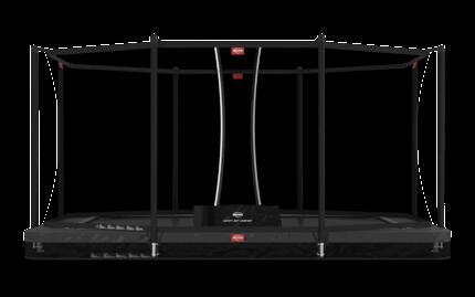 Trampoline Ultim Favorit InGround 330 + Filet Séc. Comfort Noir
