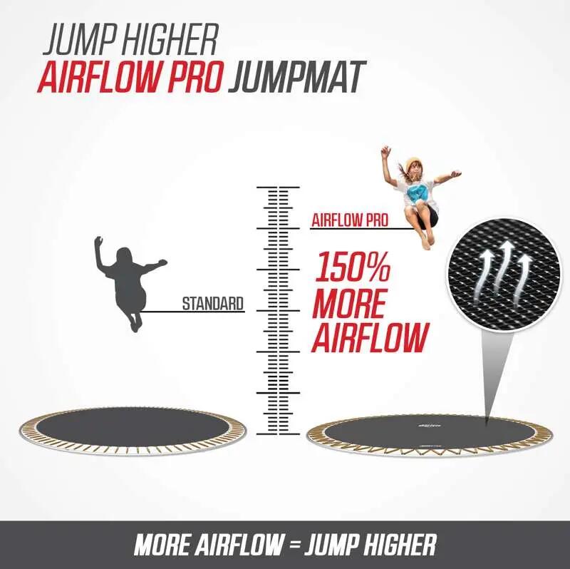 Trampoline Elite InGround 330 + Veiligheidsnet Deluxe Grijs 2/7