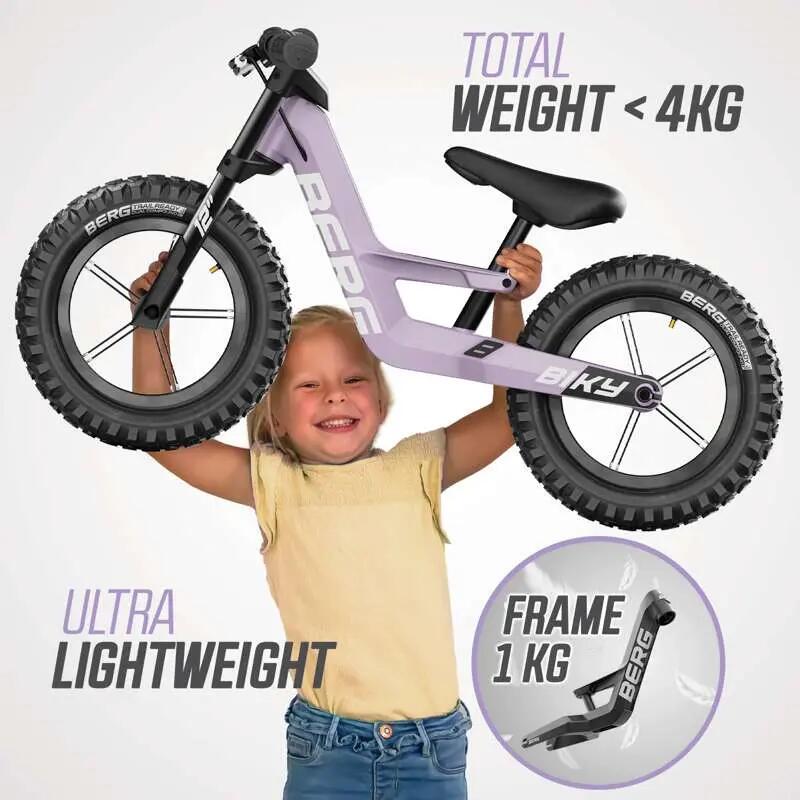 Loopfiets voor Kinderen, 2,5+ Jaar, 12 Inch, Biky Cross Paars 2/7