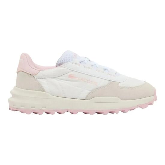 Zapatillas Lacoste Beige y Rosas Elite Active EVO Cómodas y Ligeras