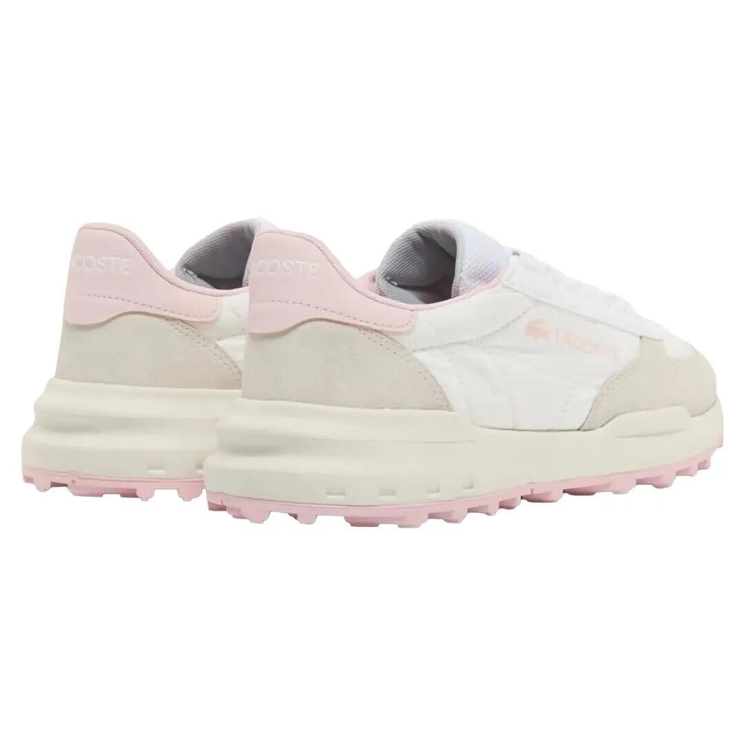 Zapatillas Lacoste Beige y Rosas Elite Active EVO Cómodas y Ligeras 4/5