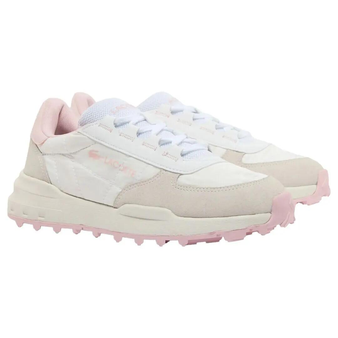 Zapatillas Lacoste Beige y Rosas Elite Active EVO Cómodas y Ligeras 2/5