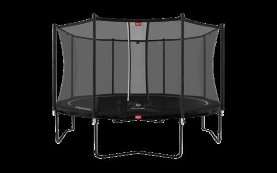Trampolina Favorit Regular 430 + Siatka Bezp. Comfort Czarny