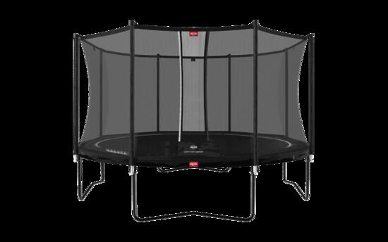 Trampolina Favorit Regular 430 + Siatka Bezp. Comfort Czarny