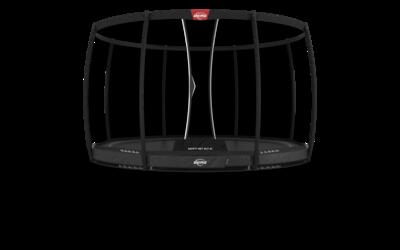 Trampoline elite inground 430 + veiligheidsnet dlx xl grijs