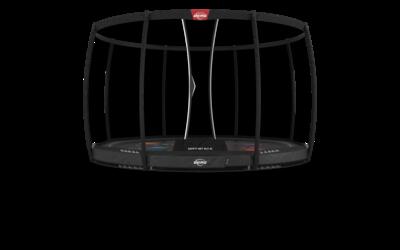 Trampoline elite inground 430 + veiligheidsnet dlx xl grijs