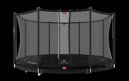 Trampoline Favorit InGround 430 + Filet Séc. Comfort Gris