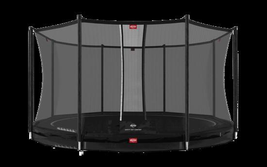 Trampoline Favorit InGround 430 + Filet Séc. Comfort Noir
