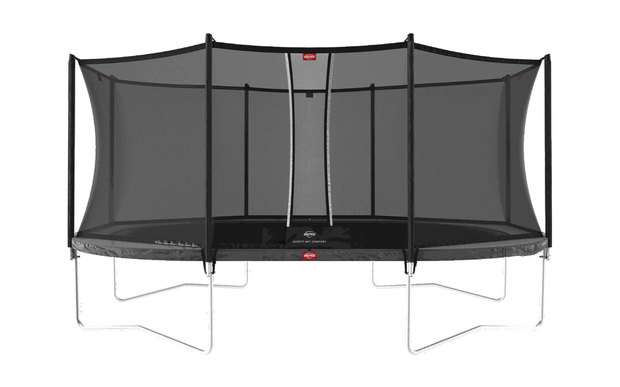 Trampoline Grand Favorit Regular 520 + Filet Séc. Comfort Gris