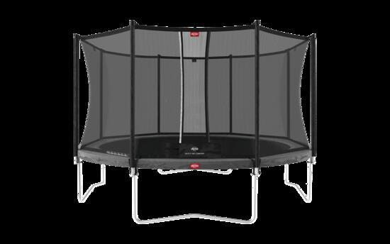 Trampolina Favorit Regular 430 + Siatka Bezp. Comfort Szary