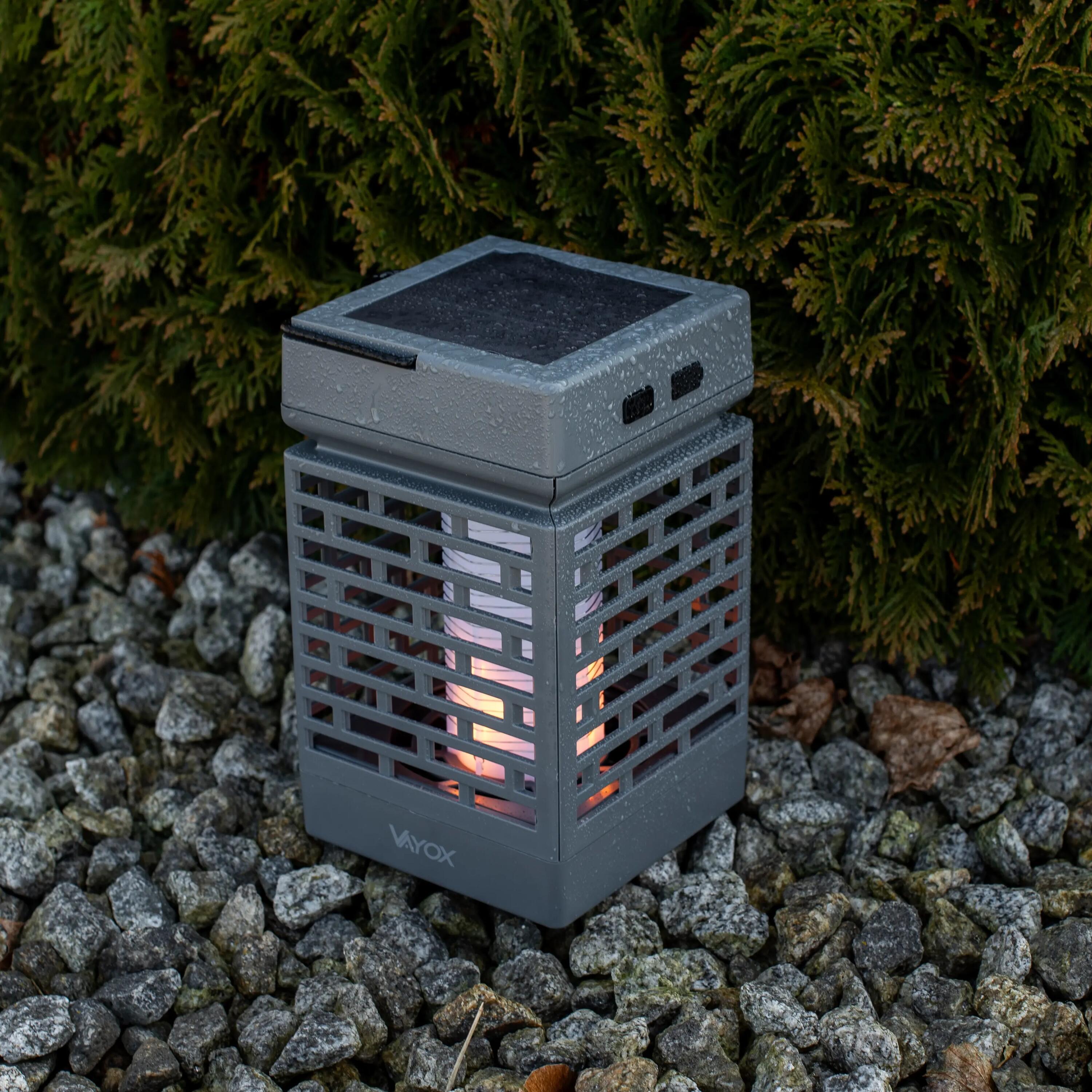 Lampa owadobójcza UV VAYOX VA0335 na komary muchy akumulatorowa solarna 11/15