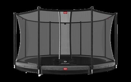 Trampoline Favorit InGround 430 + Filet Séc. Comfort Gris