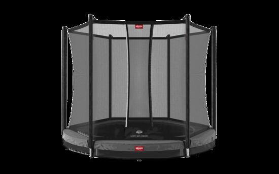 Trampoline Favorit InGround 200 + Filet Séc. Comfort Gris