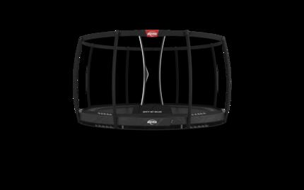 Trampoline Elite InGround 430 + Filet Séc. Deluxe Gris