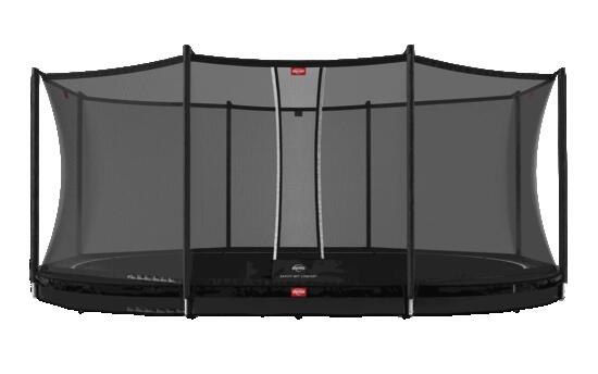Trampoline Grand Favorit InGround 520 + Filet Séc. Comfort Noir