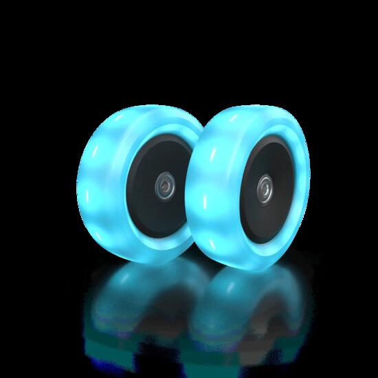 Roues LED pour Trottinette, Nexo 120mm Bleu