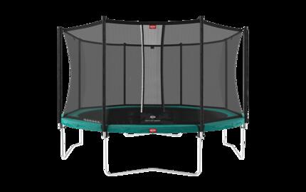 Trampoline Favorit Regular 430 + Filet Séc. Comfort Vert