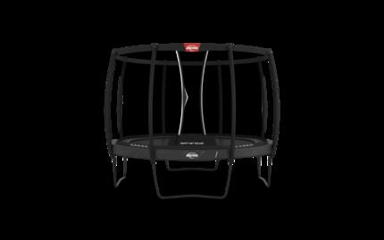 Trampoline Champion Regular 380 + Filet Séc. Deluxe Gris