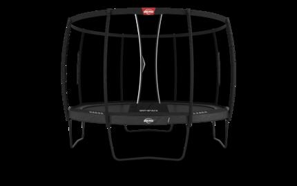 Trampoline Champion Regular 430 + Filet Séc. DLX XL Gris
