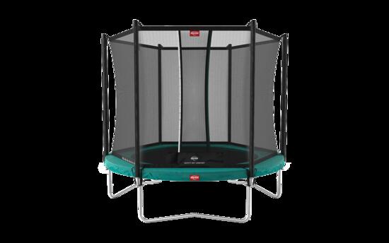 Trampolina Favorit Regular 430 + Siatka Bezp. Comfort Zielony