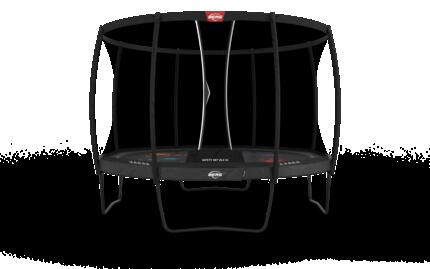 Trampolina Elite Regular 430 + Siatka Bezp. DLX XL Szary Levels