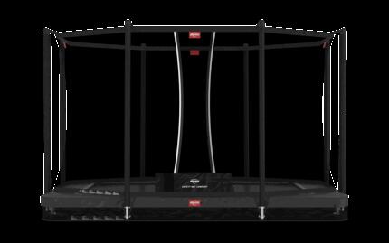 Trampoline Ultim Favorit InGround 330 + Filet Séc. Comfort Noir