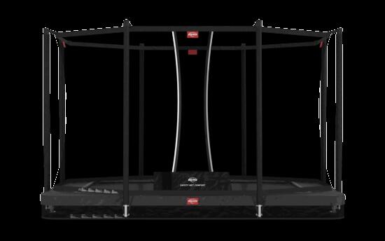 Trampoline Ultim Favorit InGround 330 + Filet Séc. Comfort Gris