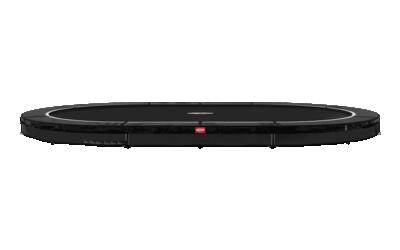 Trampoline 520x350, grand favorit inground 520 groen