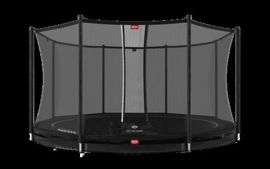 Trampoline Favorit InGround 380 + Filet Séc. Comfort Noir