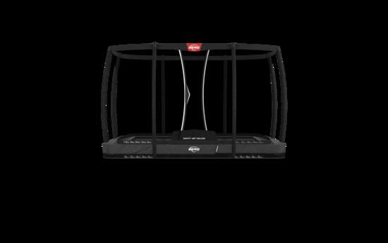 Trampoline Ultim Champion InGround 330 + Filet Séc. Deluxe Gris