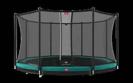 Trampoline Favorit InGround 430 + Filet Séc. Comfort Gris
