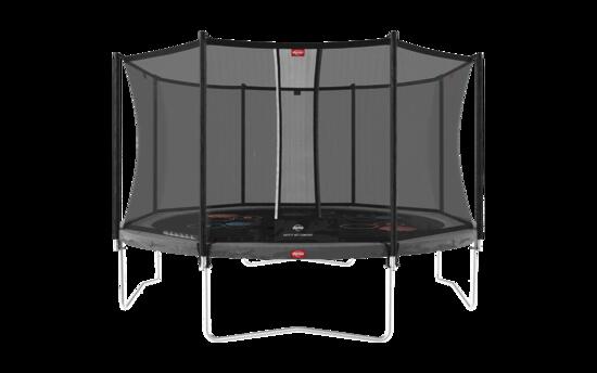 Trampoline Favorit Regular 430 + Filet Séc. Comfort Gris Levels