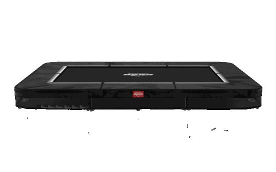 Trampoline 280x190, Ultim Favorit InGround 280 Noir