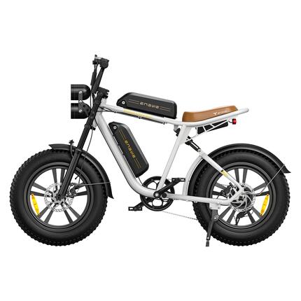 Elektrische fiets voor volwassenen ENGWE M20 dubbele accu, IPX5 waterdicht.