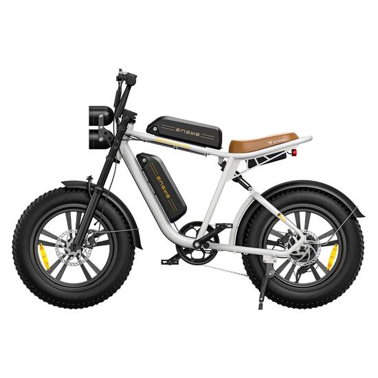 Elektrische fiets voor volwassenen ENGWE M20 dubbele accu, IPX5 waterdicht.
