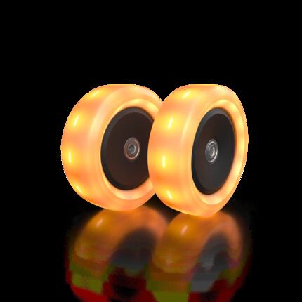 Roues LED pour Trottinette, Nexo 120mm Rose