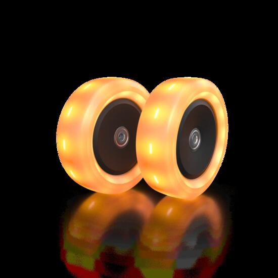 Roues LED pour Trottinette, Nexo 120mm Orange
