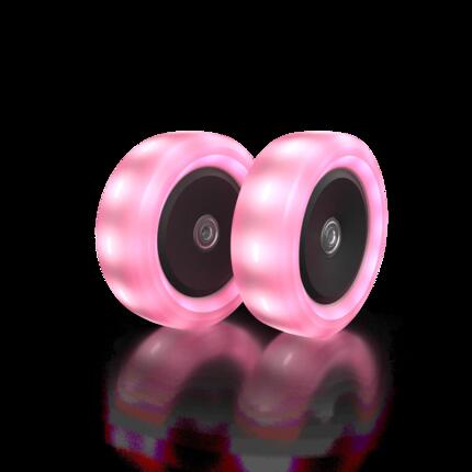 Roues LED pour Trottinette, Nexo 120mm Rose