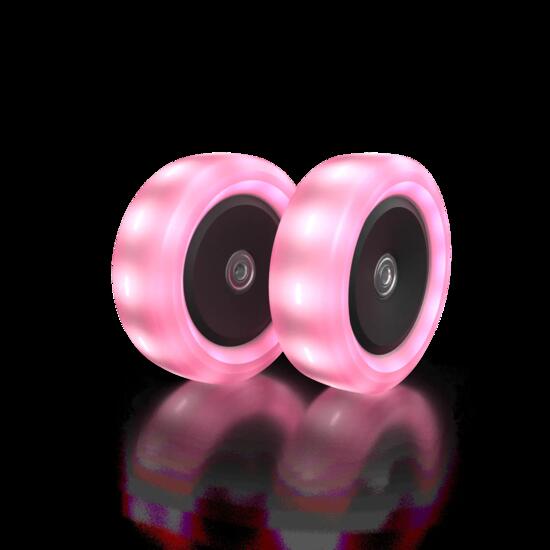 Roues LED pour Trottinette, Nexo 120mm Rose