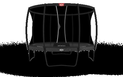 Trampolina Elite Regular 430 + Siatka Bezp. DLX XL Szary Levels