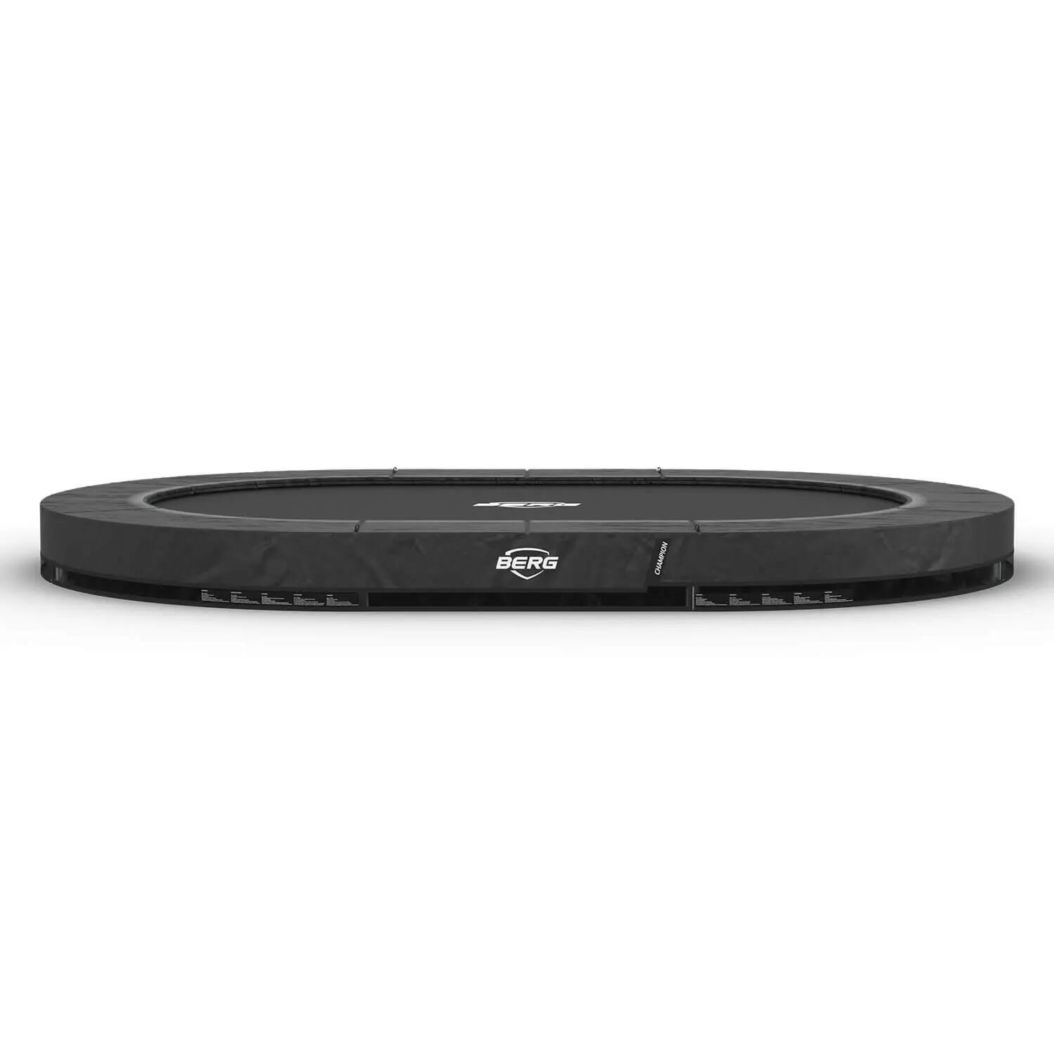 Trampoline 350x250, Grand Champion InGround 350 Grijs 1/7