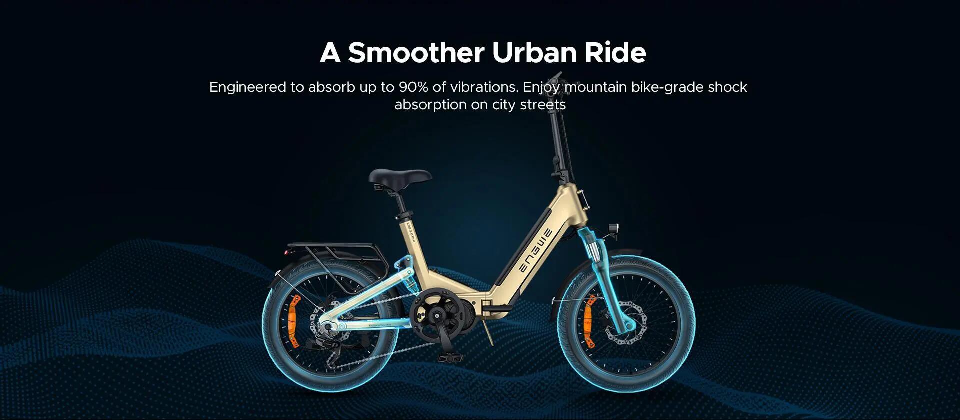 Bicicleta eléctrica para adultos ENGWE L20 3.0 PRO, impermeable IPX4. 13/15