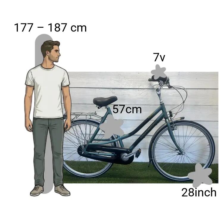 Bicicletta usata Gazelle Orange 2/4