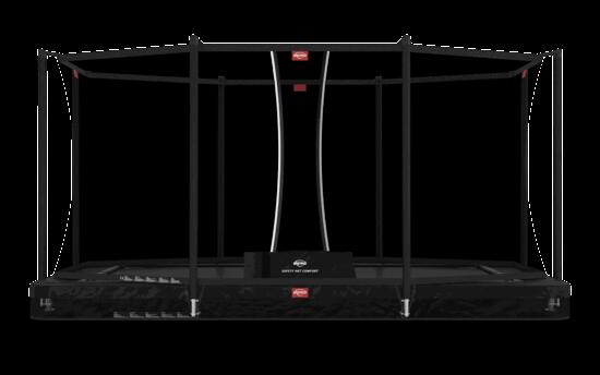 Trampoline Ultim Favorit InGround 410 + Filet Séc. Comfort Noir
