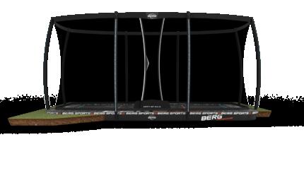 Trampoline Ultim Pro Bouncer FlatGround 5x5 + Filet Séc. XL