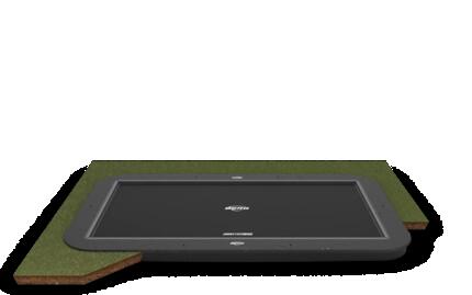 Trampoline 500x300, Ultim Elite FlatGround 500 Gris