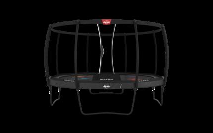 Trampoline Champion Regular 430 + Filet Séc. Deluxe Gris Levels