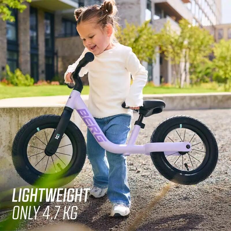 Loopfiets voor Kinderen, 2,5+ Jaar, MOOV 12 Lavendel Paars 6/7